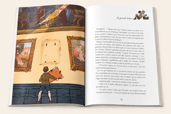 Double page illustrée du numéro 18 du Panache consacrée au vol de La Joconde